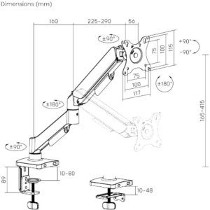Single Gas Spring Monitor 4