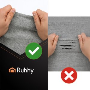 Pufa materiaowa szara 76x38x38cm Ruhhy 26131 13