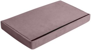 Pufa welurowa szara 76x38x38cm Ruhhy 26130 11