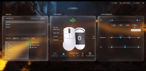 Mysz Lamzu Paro Aurora 8K Wireless White 9