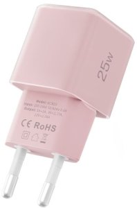Ładowarka sieciowa Tech-Protect NCM25 USB-C Network Charger PD 25W Baby Pink 4