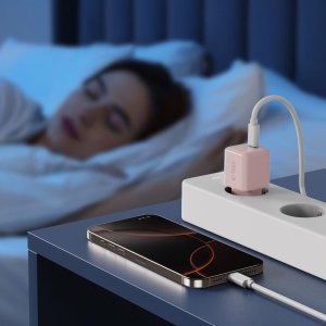 Ładowarka sieciowa Tech-Protect NCM25 USB-C Network Charger PD 25W Baby Pink 6