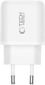 Ładowarka sieciowa Tech-Protect NCA30 USB-A, USB-C Network Charger PD 30W / QC3.0 White 3