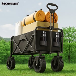 Wózek turystyczny składany Heckermann LY03-C Plażowy ogrodowy do 250 KG 2