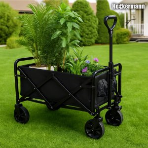 Wózek turystyczny składany Heckermann LY03-C Plażowy ogrodowy do 250 KG 5