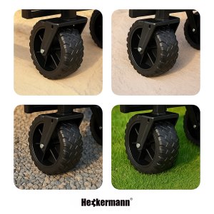 Wózek turystyczny składany Heckermann LY03-C Plażowy ogrodowy do 250 KG 8