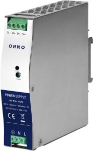 Zasilacz przemysłowy, na szynę DIN, 24VDC 3,2A 77W, w metalowej obudowie 2