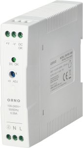 Zasilacz przemysłowy, na szynę DIN, 24VDC, 0,42A, 10W, w plastikowej obudowie 2