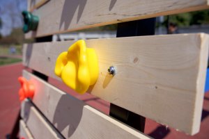 Ścianka wspinaczkowa Monkey Bar | Do siłowni ogrodowej, 100 kg, uchwyty 3