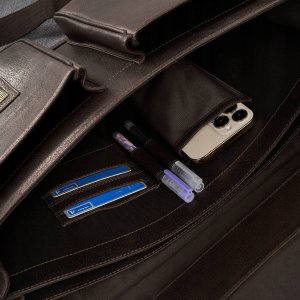 Teczka męska na dokumenty skórzana aktówka podróżna Paolo Peruzzi AY-03-BR 9