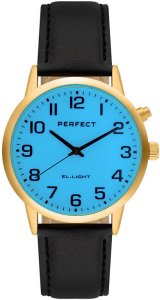 Zegarek Perfect Zegarek Perfect EL001W-04 męski klasyczny podświetlany . 5