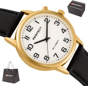 Zegarek Perfect Zegarek Perfect EL001W-04 męski klasyczny podświetlany . 6