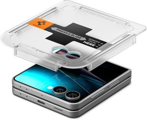 SZKŁO HARTOWANE SPIGEN GLAS.TR "EZ FIT" HD GALAXY Z FLIP 7 CLEAR 9