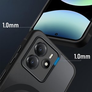 krainaGSM Etui do Xiaomi Redmi Note 14 4G do MagSafe MATT CASE WZMACNIANE Szkło 9H 2