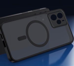 krainaGSM Etui do Xiaomi Redmi Note 14 4G do MagSafe MATT CASE WZMACNIANE Szkło 9H 4