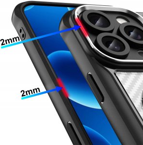 Etui do iPhone 14 Pro Max |do MagSafe, Matowe, Trwałe, Wzmacniane| + Szkło 5