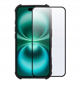 Etui do iPhone 16 ANTI-SHOCK MATT CLEAR CASE WZMACNIANE + Szkło 5D PREMIUM 4