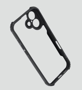 Etui do iPhone 16 ANTI-SHOCK MATT CLEAR CASE WZMACNIANE + Szkło 5D PREMIUM 5