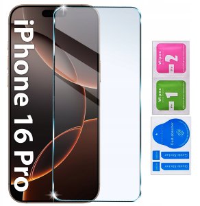 Etui do iPhone 16 Pro silikonowe MATOWE + Szkło ochronne na ekran 9H 5
