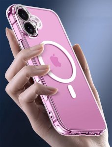 Etui do iPhone 16 WZMACNIANE do MAGSAFE ANTI SHOCK CASE + Szkło OCHRONNE 9H 2