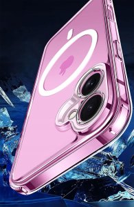 Etui do iPhone 16 WZMACNIANE do MAGSAFE ANTI SHOCK CASE + Szkło OCHRONNE 9H 6