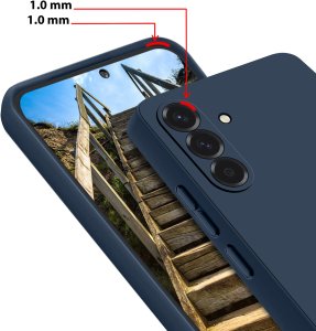 krainaGSM ZESTAW Etui do Samsung A36 5G Matowe Silikon 2 SZTUKI SZKŁO 3
