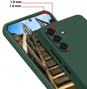 ZESTAW Etui do Samsung A56 5G Matowe Silikon 2 SZTUKI SZKŁO 3