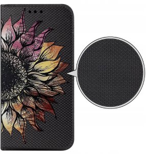 krainaGSM Etui do Realme C61 | C63 MAGNET WZORY CASE PORTFEL + SZKŁO 9H 4