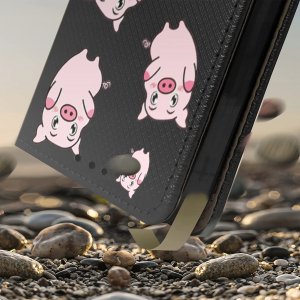 krainaGSM Etui do Realme C61 | C63 MAGNET WZORY CASE PORTFEL + SZKŁO 9H 5