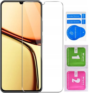 Etui do Realme C61 | C63 WZORY |SILIKONOWE MATT CASE + SZKŁO 9H 4