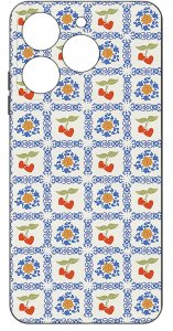 Etui do Realme C61 | C63 WZORY |SILIKONOWE MATT CASE + SZKŁO 9H 3