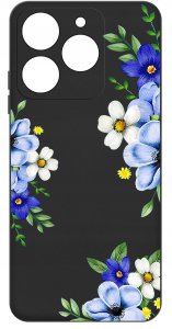 Etui do Realme C61 | C63 WZORY |SILIKONOWE MATT CASE + SZKŁO 9H 3