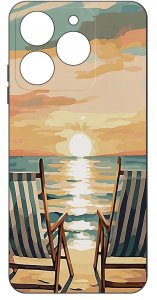 Etui do Realme C61 | C63 WZORY |SILIKONOWE MATT CASE + SZKŁO 9H 3