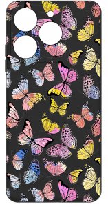 Etui do Realme C61 | C63 WZORY |SILIKONOWE MATT CASE + SZKŁO 9H 3