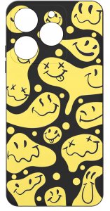 Etui do Realme C61 | C63 WZORY |SILIKONOWE MATT CASE + SZKŁO 9H 3