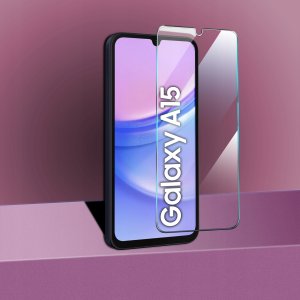 Etui do Samsung A15 5G silikonowe MATOWE + Szkło ochronne na ekran 9H 2