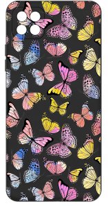 Etui do Samsung A22 5G WZORY |SILIKONOWE MATT CASE + SZKŁO 9H 3