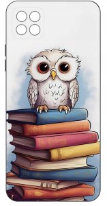 Etui do Samsung A22 5G WZORY |SILIKONOWE MATT CASE + SZKŁO 9H 3