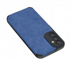 Etui do Samsung A25 5G silikonowe SKÓRZANE VINTAGE CASE + Szkło na ekran 9H 3