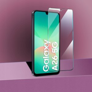 Etui do Samsung A26 5G silikonowe MATOWE serce + Szkło ochronne 9H 2