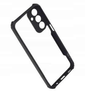 Etui do Samsung A26 5G |Pancerne Przeźroczyste Silikonowe| zestaw 3x szkło 4
