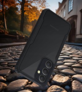 Etui do Samsung A26 5G |Pancerne Przeźroczyste Silikonowe| zestaw 3x szkło 6