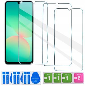 Etui do Samsung A26 5G |Pancerne Przeźroczyste Silikonowe| zestaw 3x szkło 7