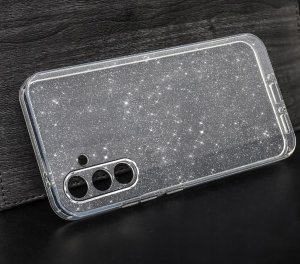 Etui do Samsung A56 5G SILICONE BROKAT CASE + SZKŁO 9H 5
