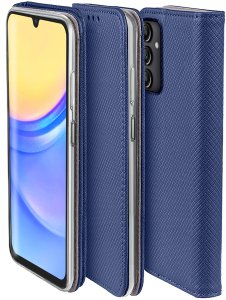 krainaGSM Etui do Samsung Galaxy A05S SMART MAGNET CASE PORTFEL + SZKŁO OCHRONNE 9H 6