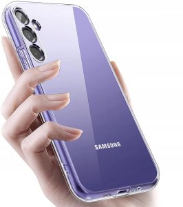 Etui do Samsung Galaxy A05s WZMACNIANE 360 CLEAR + Szkło 9H 3