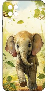 Etui do Samsung Galaxy A12|M12 WZORY |SILIKONOWE MATT CASE + SZKŁO 9H 3