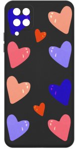 Etui do Samsung Galaxy A12|M12 WZORY |SILIKONOWE MATT CASE + SZKŁO 9H 3