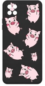 Etui do Samsung Galaxy A12|M12 WZORY |SILIKONOWE MATT CASE + SZKŁO 9H 3