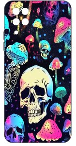 Etui do Samsung Galaxy A12|M12 WZORY |SILIKONOWE MATT CASE + SZKŁO 9H 3